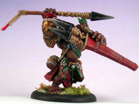 Trollblood impaler, modded to hold his spear-quiver