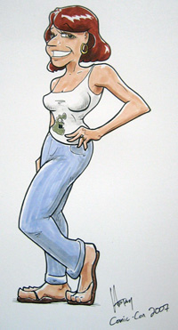 My caricature of Allison