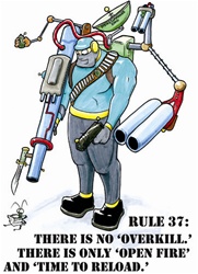 The Rule 37 T-shirt: There is no overkill...