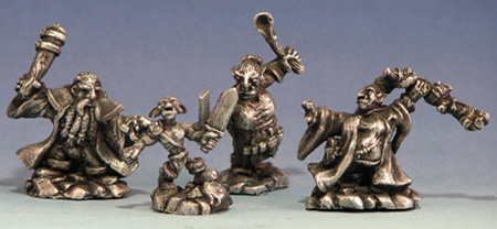 Goblin Quest miniatures from Garden Ninja Painting Studio, sculpted by Drew Olds