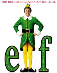 Will Ferrell is an Elf. Maybe you can find a better word?