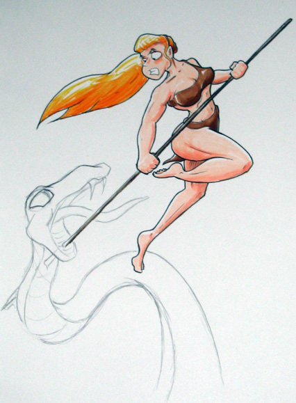 Jungle Elf, In Process