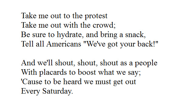 TakeMeOutToTheProtest