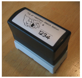 The 1234 Tub of Happiness Stamp