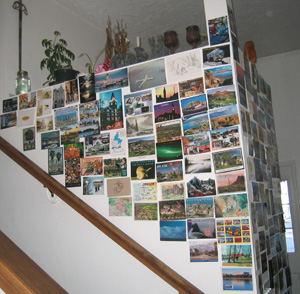 Howard's 40th Birthday Postcard Wall, March 11th, 1-of-2