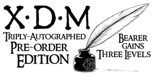 XDM: X-Treme Dungeon Mastery exclusive pre-order stamp