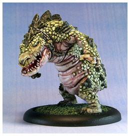 Snapjaw from Privateer Press, painted by Howard Tayler