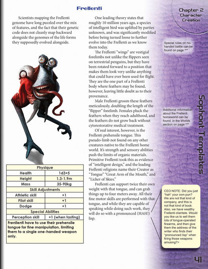 Schlock Mercenary - A Sample Page